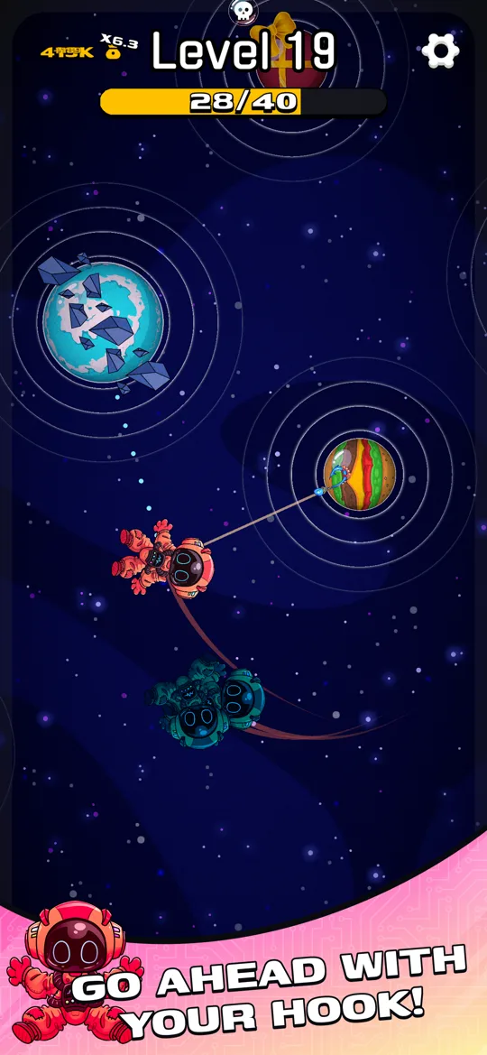 Gravity Hook: go ahead with your hook