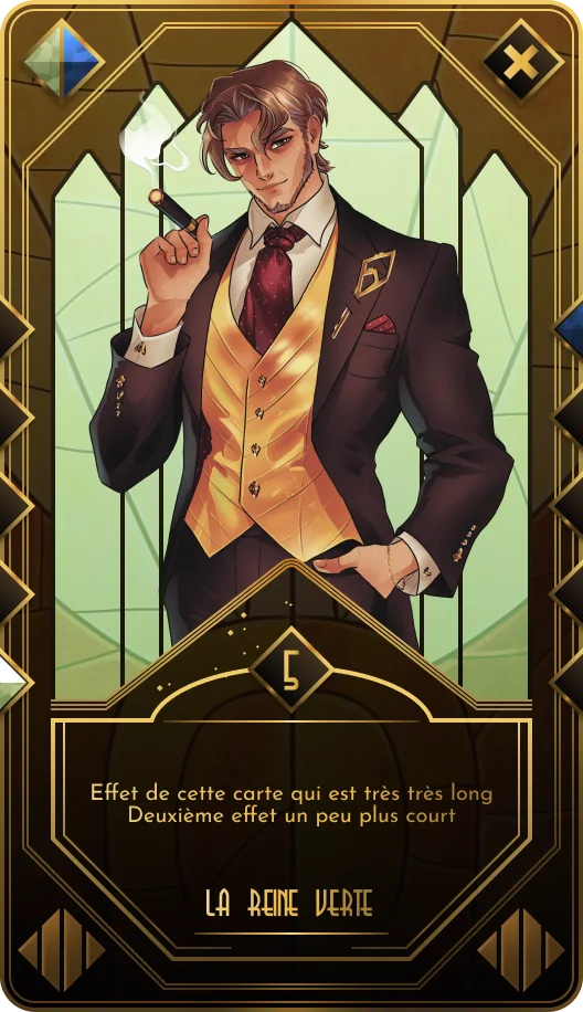 Thaumiel Society card: the Green Queen